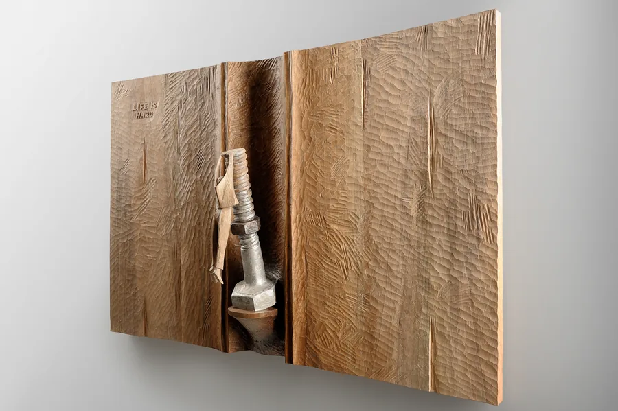 Relief Life is Hard — Relief, Holz